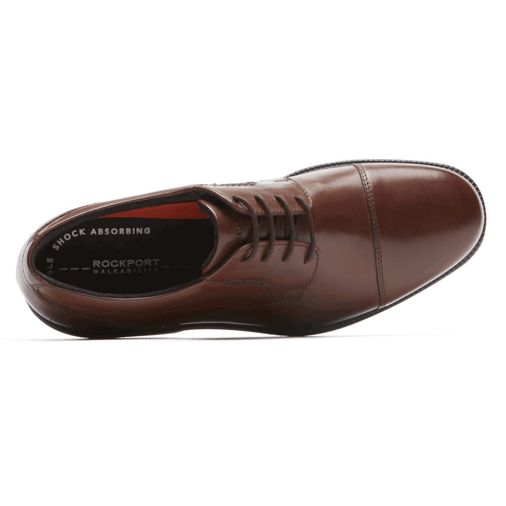 Oxfords Rockport Homem Marrom - Charles Road Cap Toe - 54780CKLM